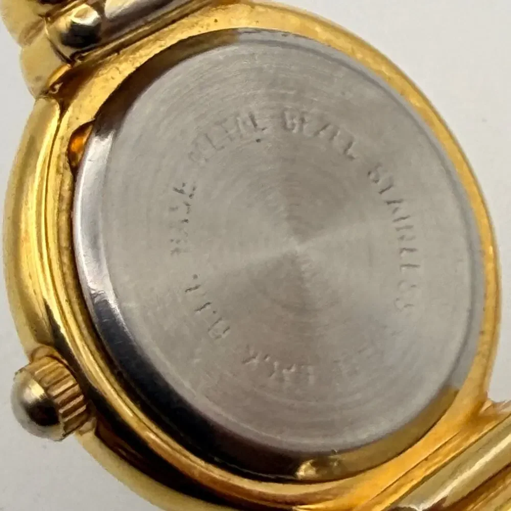 Vintage Collezio Quartz Bangle Cuff Watch - Gold Tone Working New Battery